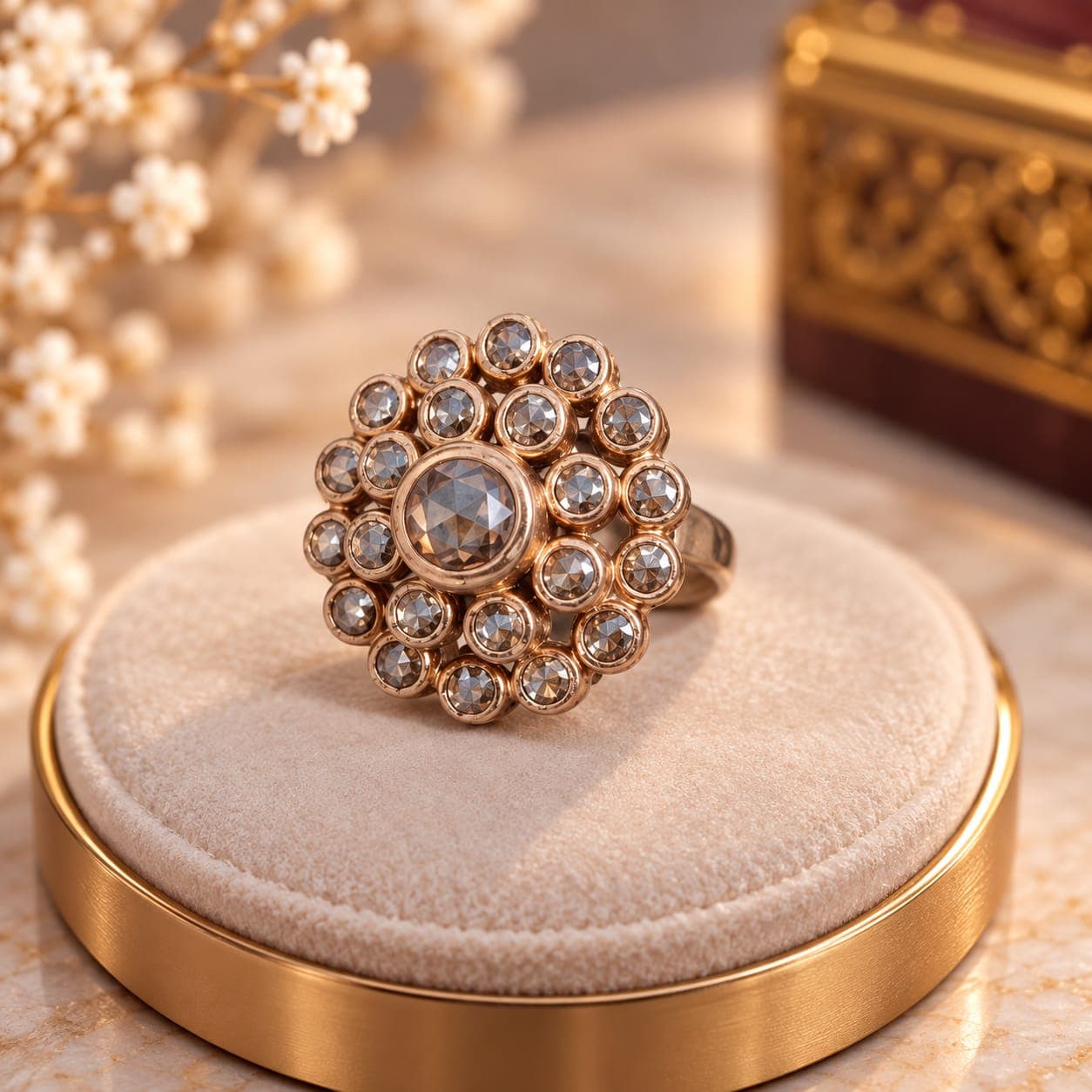 Bague traditionnelle à rosace